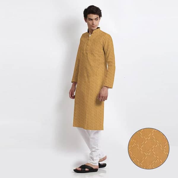 hangree premium musterd kurta