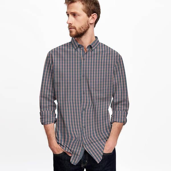 hopsack Check Shirt