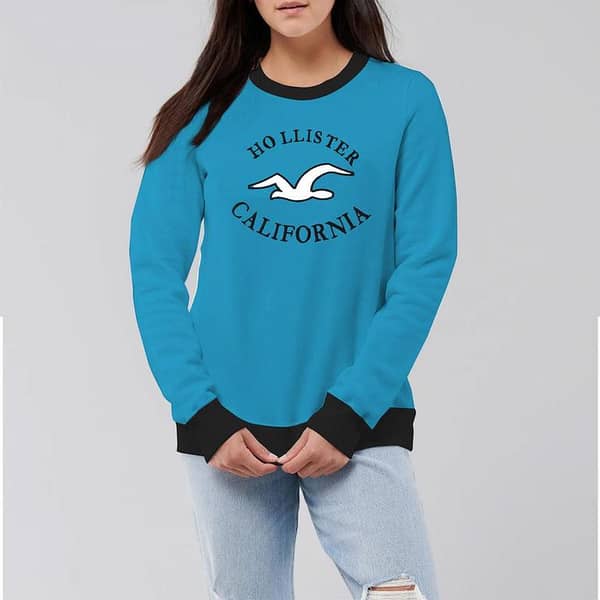 APPLIGUE EMBROIDERED WOMEN SWEAT SHIRT