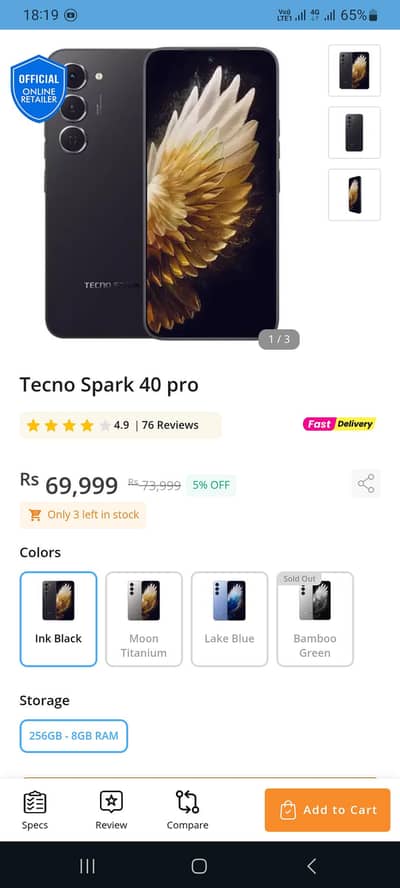 tecno spark 40 pro
