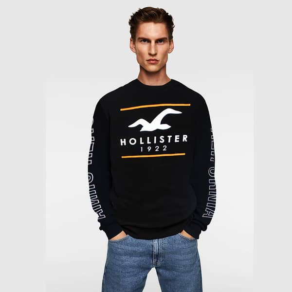 HLSTR Black Sweat Shirt