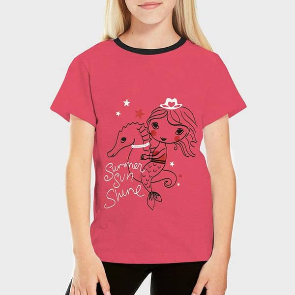 Girls Printed Tee Shirt