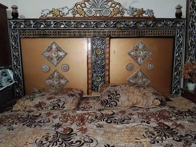 Bed+Side table+Dressing+showcase without mirror