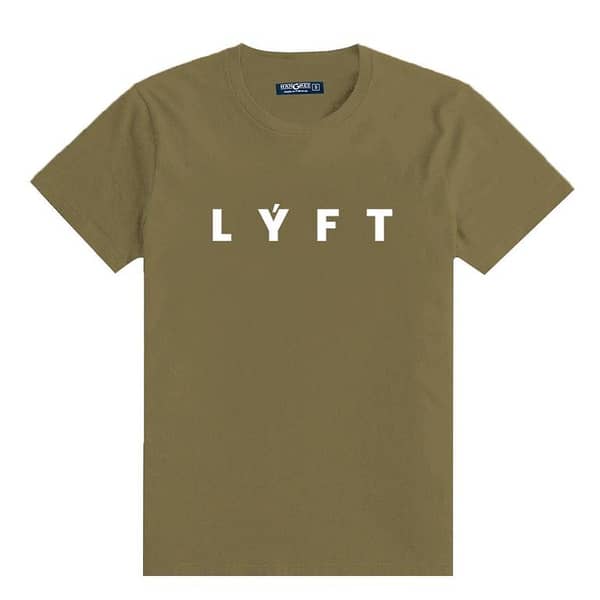 L Y F T Printed Slim Pattern Tee Shirt