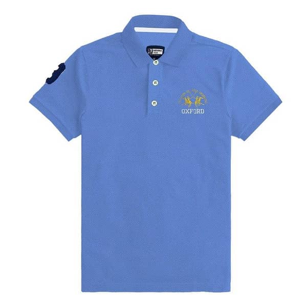 Oxford Embroidered Elegant Polo Shirt