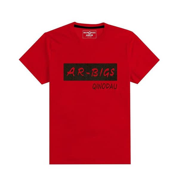 BOY'S "AR-BIGS" PRINTED RED TEE SHIRT