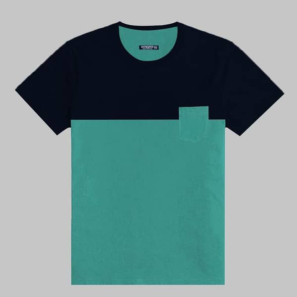 Contrast Fashion Combo Tee Shirt