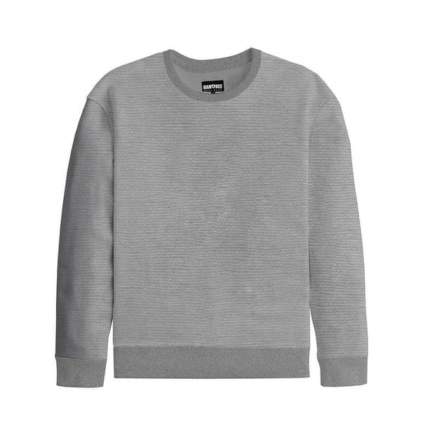 PREMIUM SELF TEXTURED FLEECE SWEAT SHIRT
