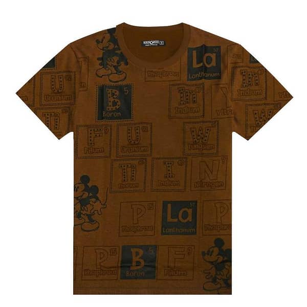 Boy's All Over Printed Exclusive Tee Shirt - Brown