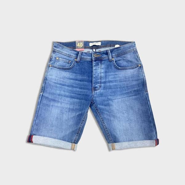 Men Branded Denim Short