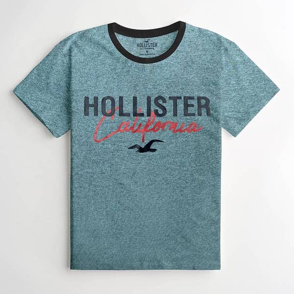 HLSTR Textured Signature Printed Tee