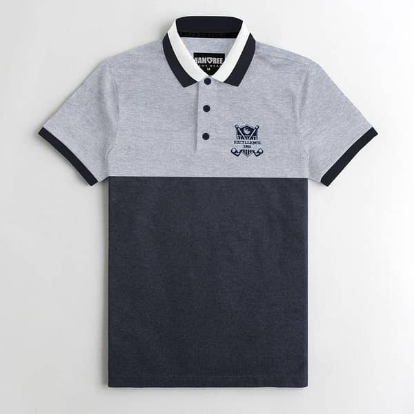 HG PREMIUM CONTRAST PANEL LUXURY POLO
