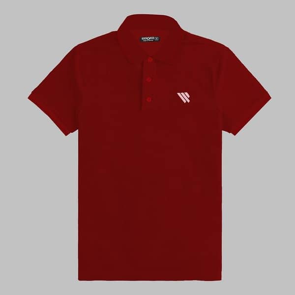 West Line Men's Polo Shirt - Maroon