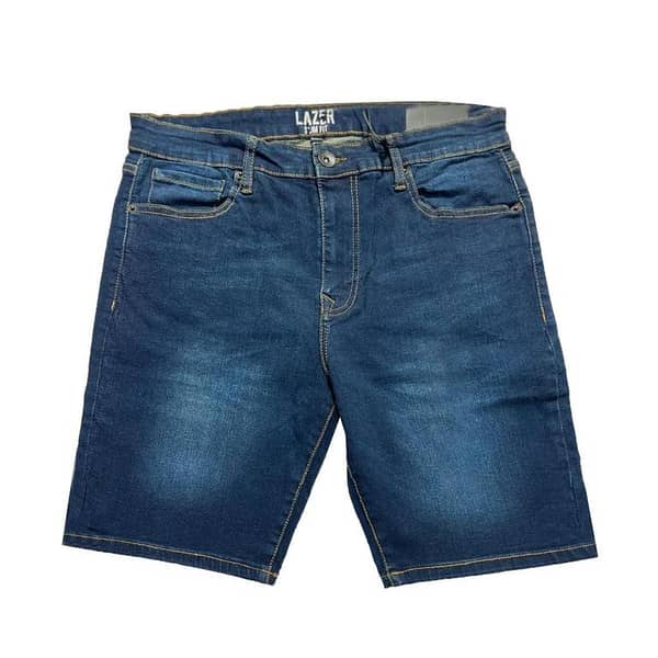 Stretchable Two Quarter Men Denim Shorts