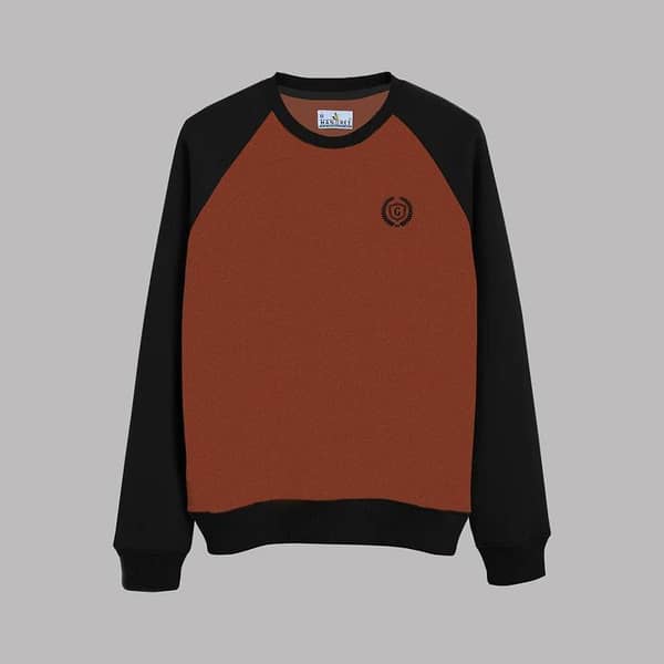 HG Signature Emb Fleece Sweat Shirt - Rest Black (Minor Fault)
