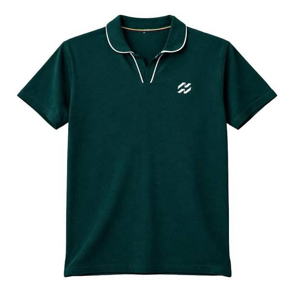 Men’s Premium Magzi Collar & Placket Polo Shirt – Bottle Green
