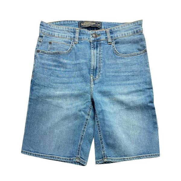 Stretchable Two Quarter Men Denim Shorts