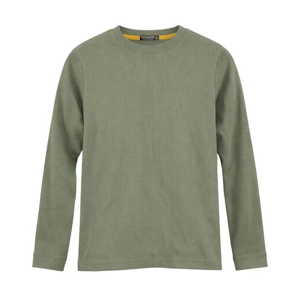 HG Rib Knitted Winter Full Sleeves Inner Shirt for Men & Women – Camo Green