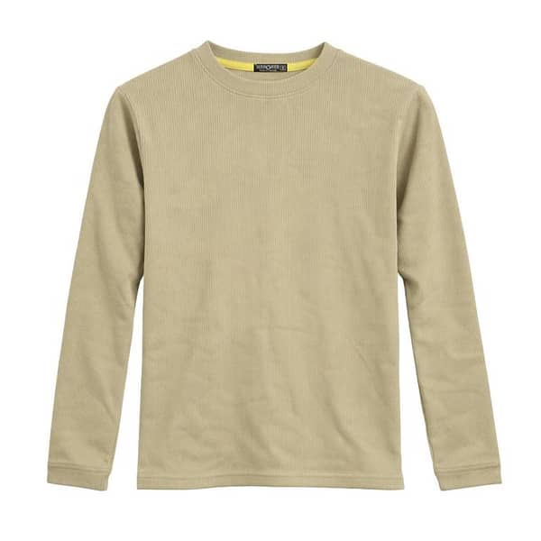 HG Rib Knitted Winter Full Sleeves Inner Shirt for Men & Women – Skin