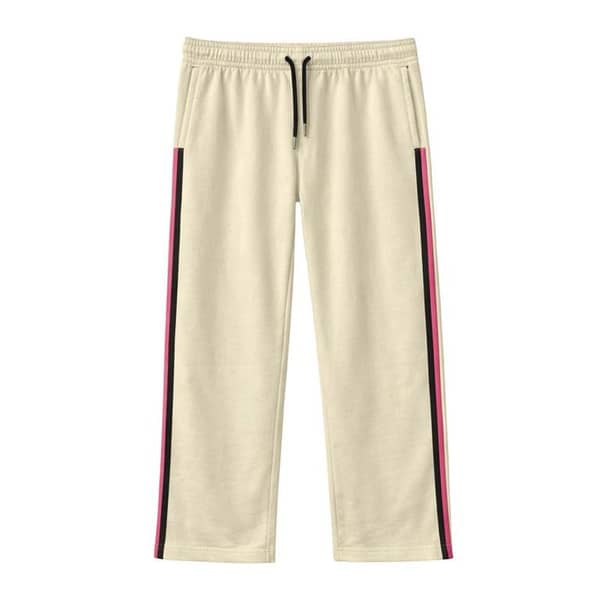 HG Women’s Relaxed Fit Terry Straight Trousers with Side Tape - Skin Brown