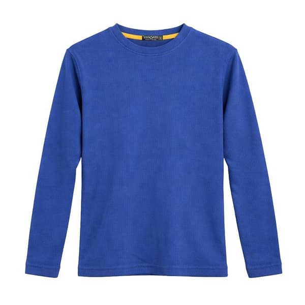 HG Rib Knitted Winter Full Sleeves Inner Shirt for Men & Women – Dusk Blue
