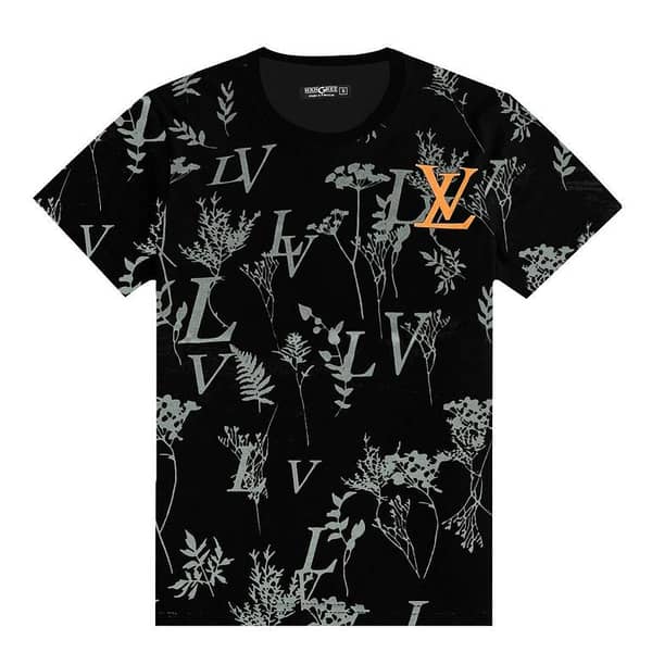 Boy's All Over Printed Premium Tee Shirt - Black