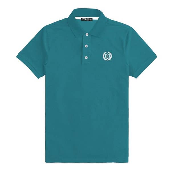 Signature Embroidered Men Polo Shirt - Zink