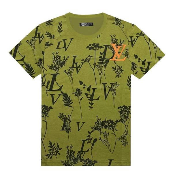 Boy's All Over Printed Premium Tee Shirt - Green