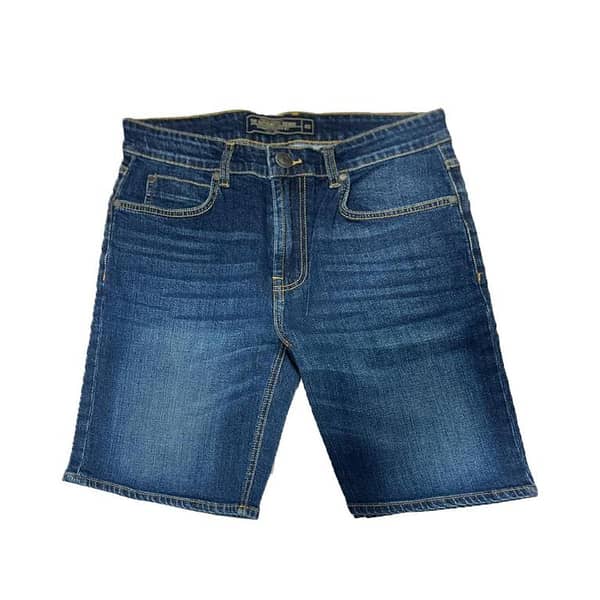Stretchable Two Quarter Men Denim Shorts