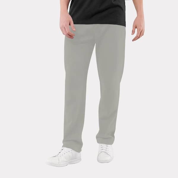Super Soft Cotton Terry Trouser - Silver Gray