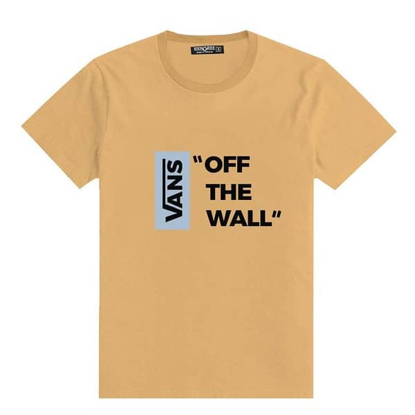Exclusive " VANS " Printed Tee Shirt - Laser Brown
