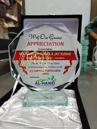 Acrylic Awards/Award Manufacturer/ Awards for sale Islamabad