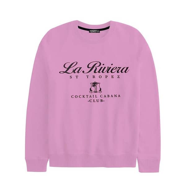 Women's Exclusive Printed Sweat Shirt - Pink