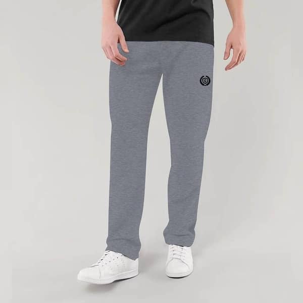 HG SILVER GRAY SIGNATURE EMB SOFT COTTON TROUSER