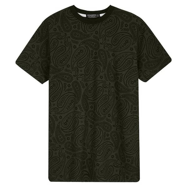 HG EXCLUSIVE ALL OVER PRINTED TEE SHIRT - GREEN