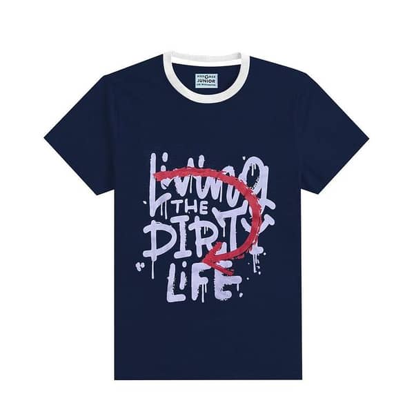 HG Graphic Printed Boys Tee Shirt - Navy