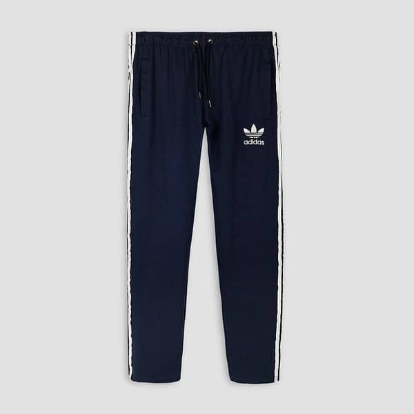 Men's Stylish & Trendy Side Sewed Stripes Trouser - Navy