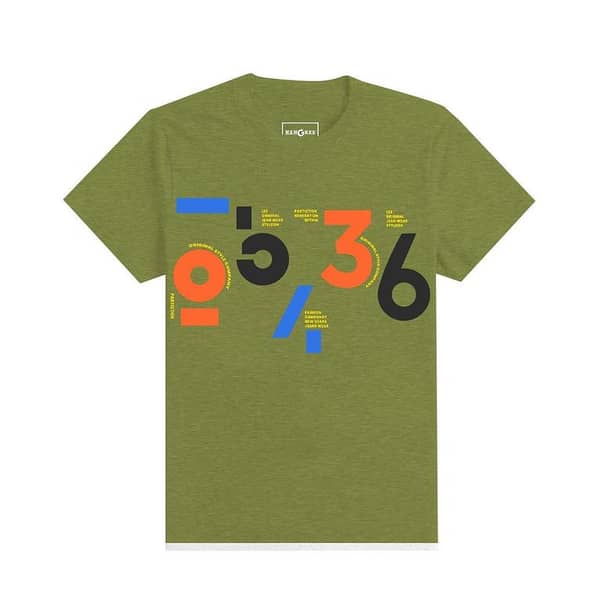 EXCLUSIVE GRAPHIC PRINTED BOY'S TEE SHIRT - GREEN