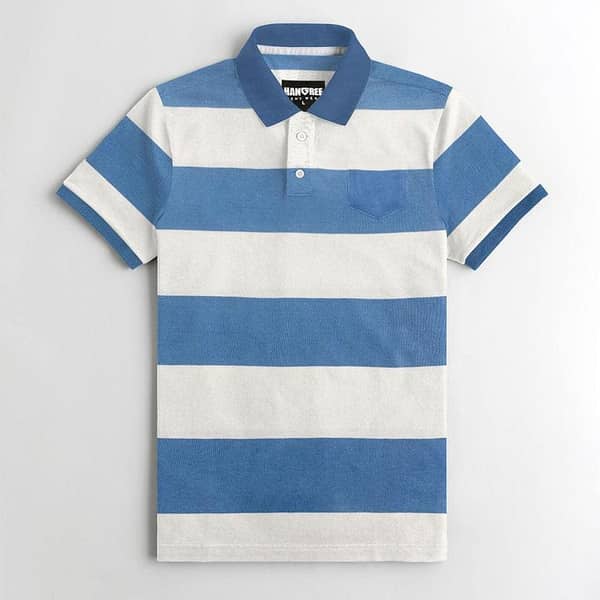 HG Elegant Strap Business Polo Shirt