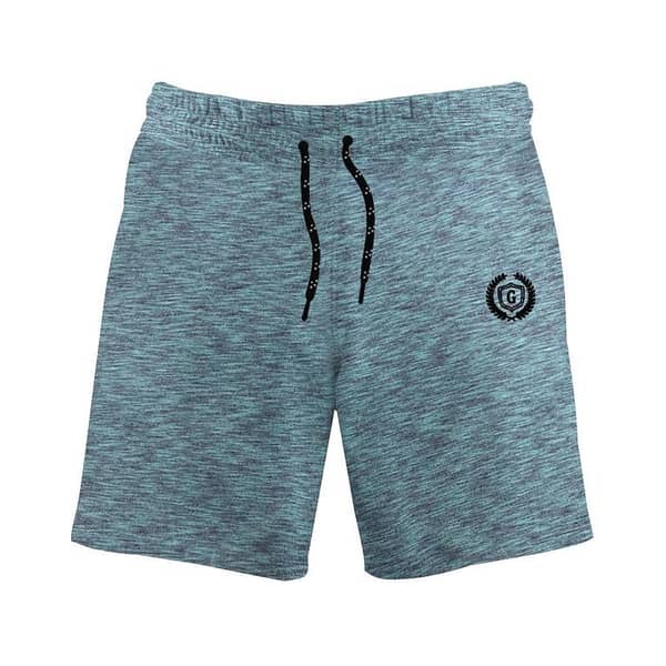 HG Signature Emb Mélange Two Quarter Summer Shorts - Sea Green