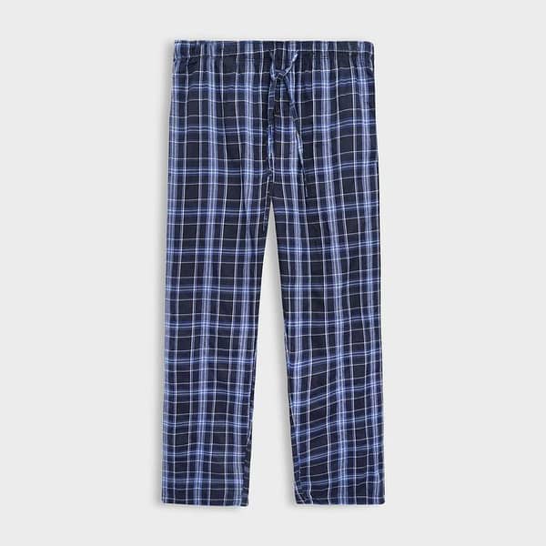 HG Exclusive Men's Cotton Check Style Summers Trouser - Navy