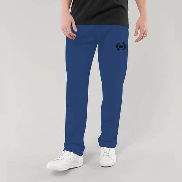 HG Amazing Blue Signature Emb Soft Cotton Trouser