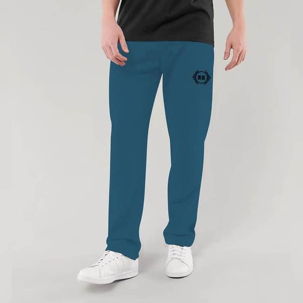 HG Lavish Blue Signature Emb Soft Cotton Trouser