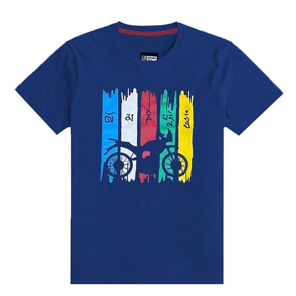 Exclusive Printed Navy Tee Shirt
