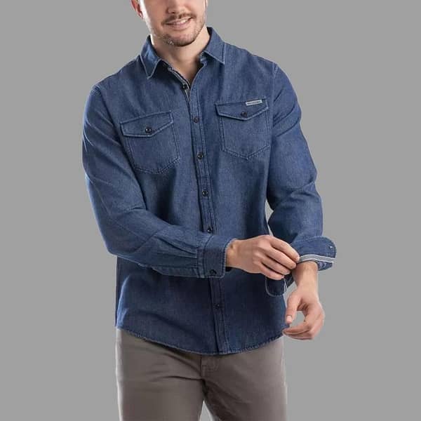 Branded Denim Casual Shirt