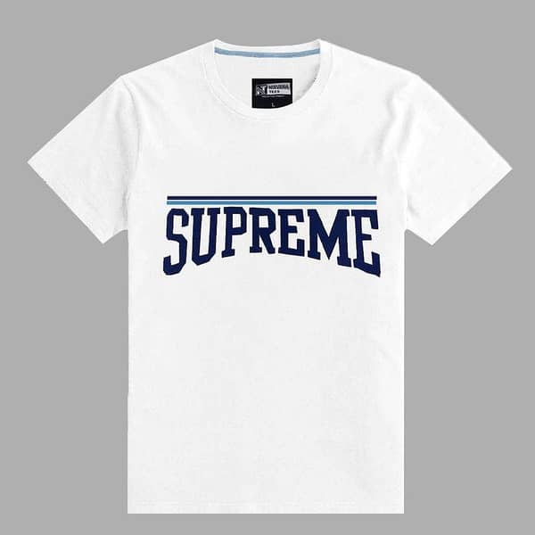 Exclusive "SUPERME" Printed White Tee Shirt