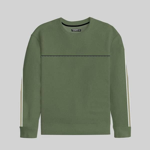 ELEGANT CAMO GREEN  COMBO SWEAT SHIRT