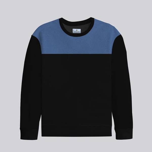 HG Combo Fleece Sweat Shirt - Sky Black