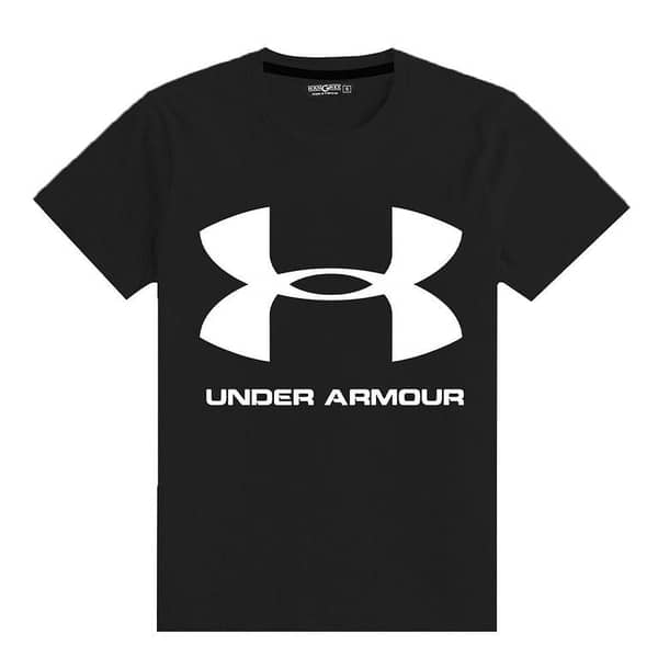 UA Printed Black Tee Shirt