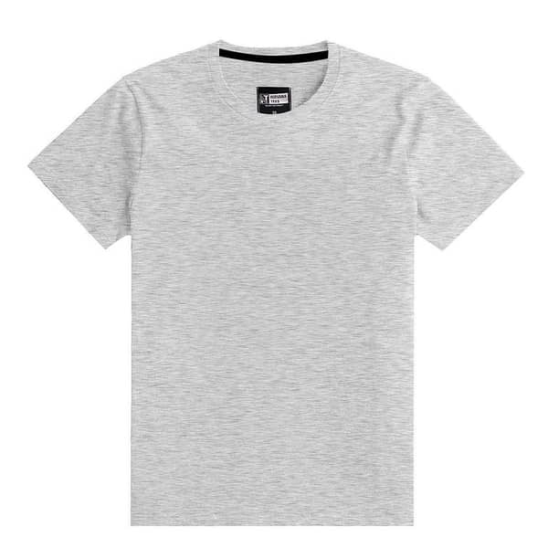Textured Gray Super Solid Tee Shirt